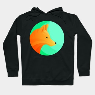 Colorful, Abstract, High Quality Fox Design Hoodie